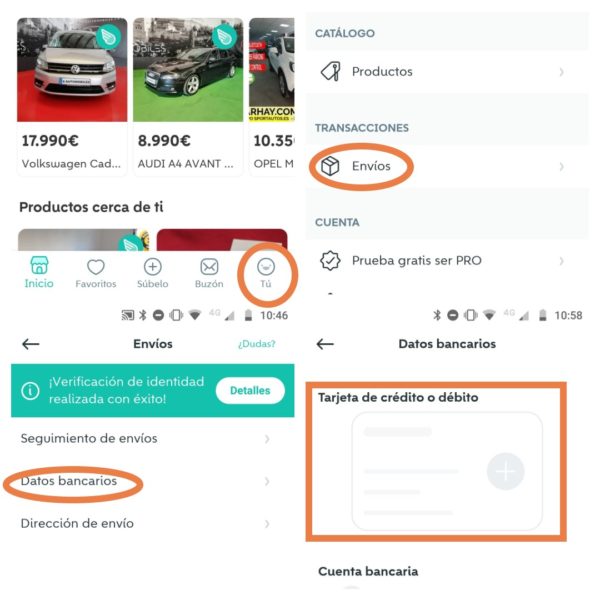 Cómo pagar en Wallapop