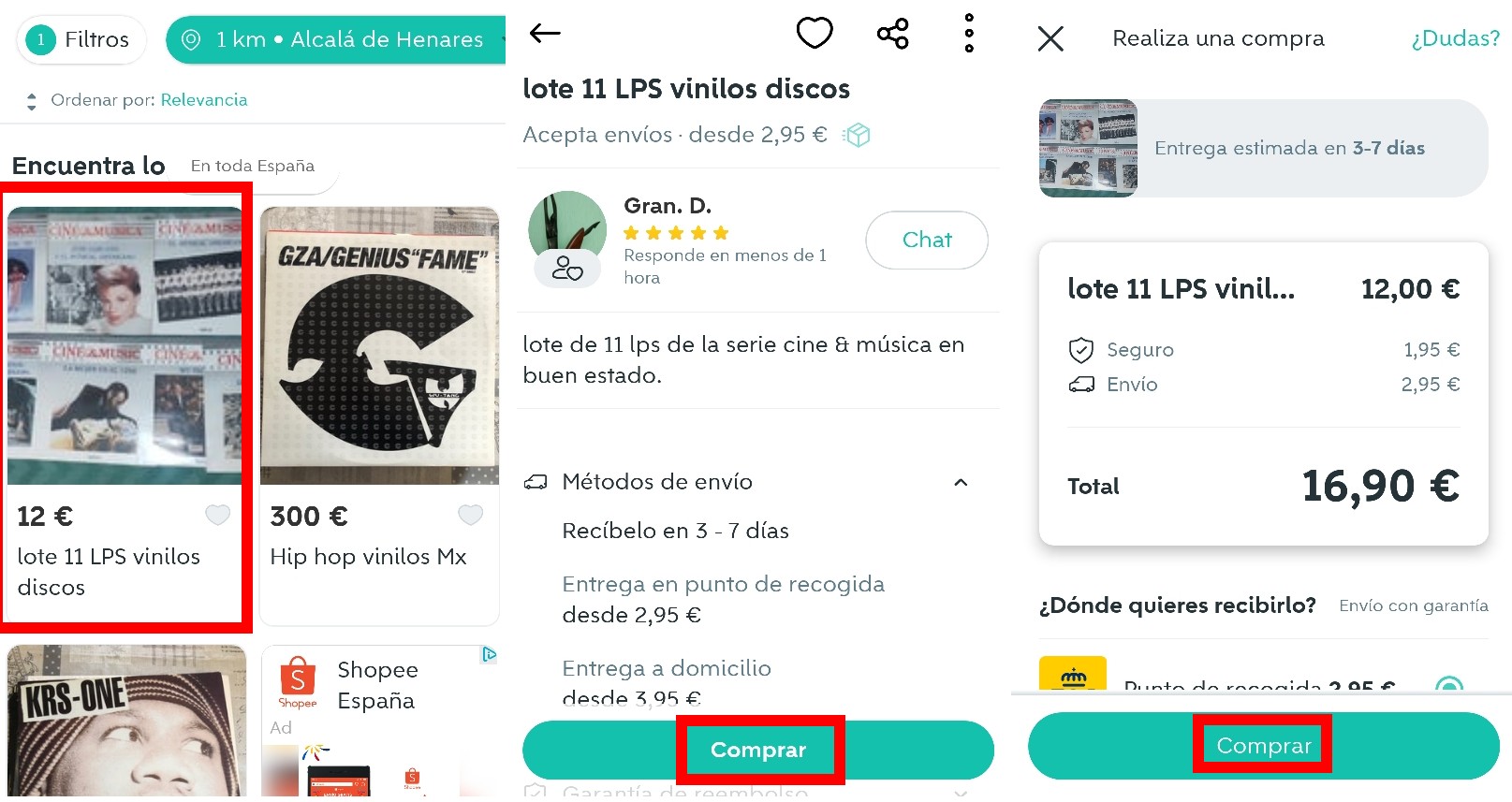 Cómo hacer lotes en Wallapop