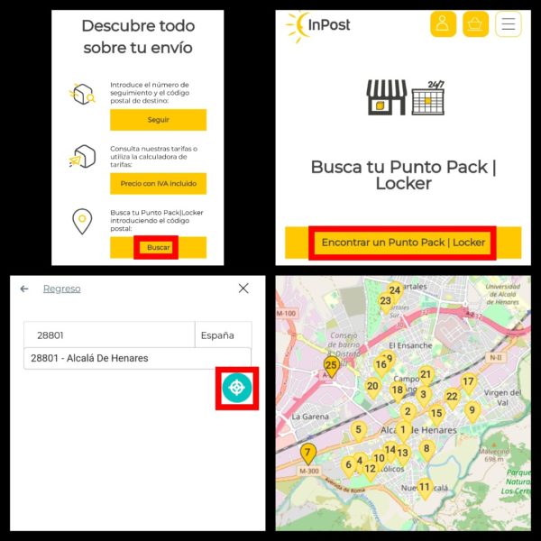 Cómo usar el Punto Pack de devolución en Shein