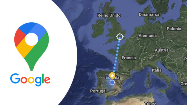 Cómo medir la distancia entre dos puntos en línea recta en Google Maps