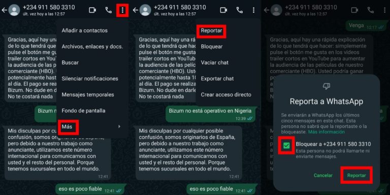 Cómo evitar que números desconocidos me escriban por WhatsApp