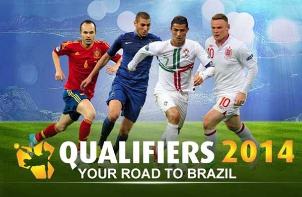 Sigue los partidos de clasificación para el Mundial de Fútbol Rio 2014