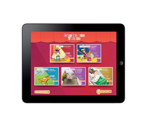 Cuentos con valores, libros interactivos para iPhone y iPad