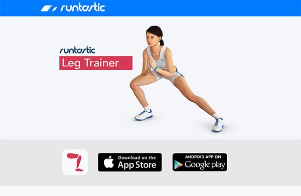 Runtastic Leg Trainer, pon en forma tus piernas con esta app
