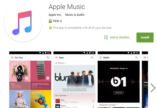 Apple Music llega a Android