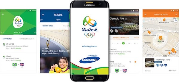 Samsung lanza una aplicación para seguir los Juegos Olí­mpicos