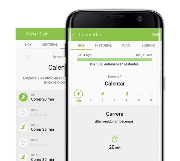Así­ funcionan los desafí­os en la app de deporte S Health de Samsung