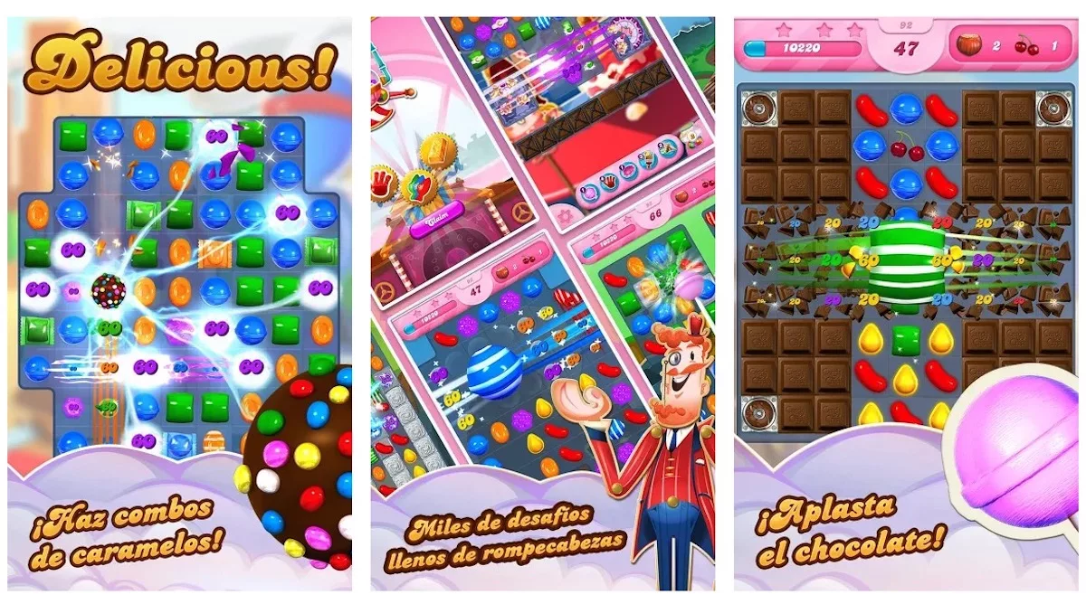Los juegos Candy Crush más han triunfado