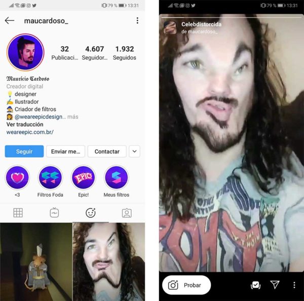 Cómo usar el efecto autotune de TikTok en Instagram Stories