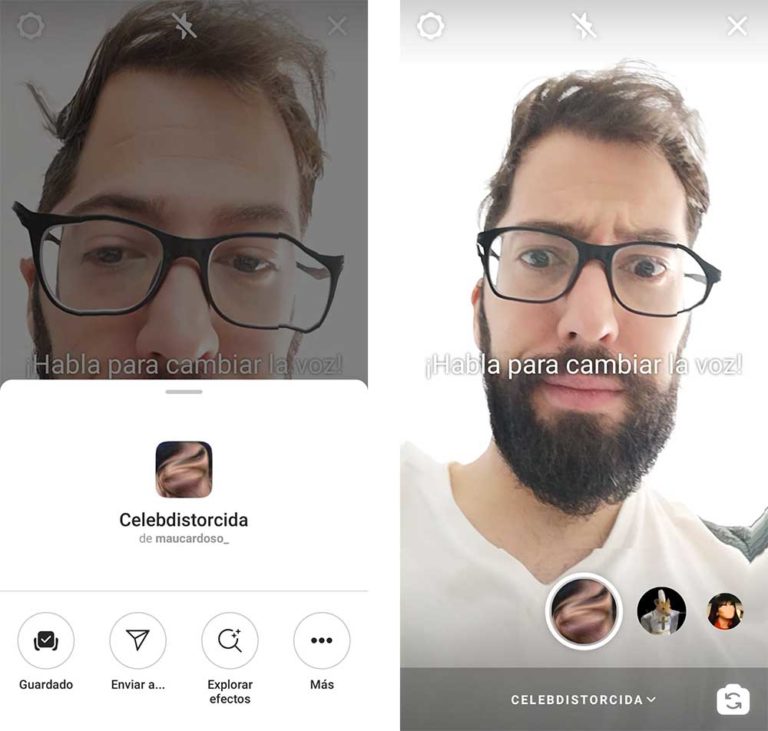 Cómo usar el efecto autotune de TikTok en Instagram Stories