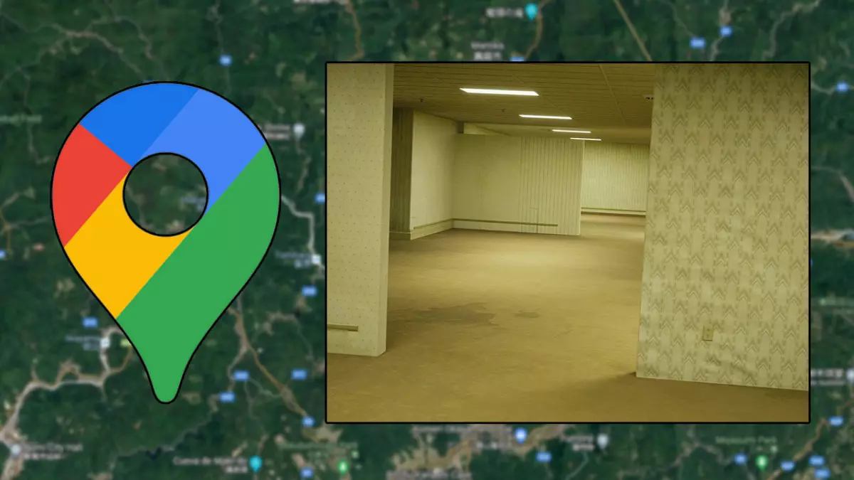 The backrooms on Google maps?