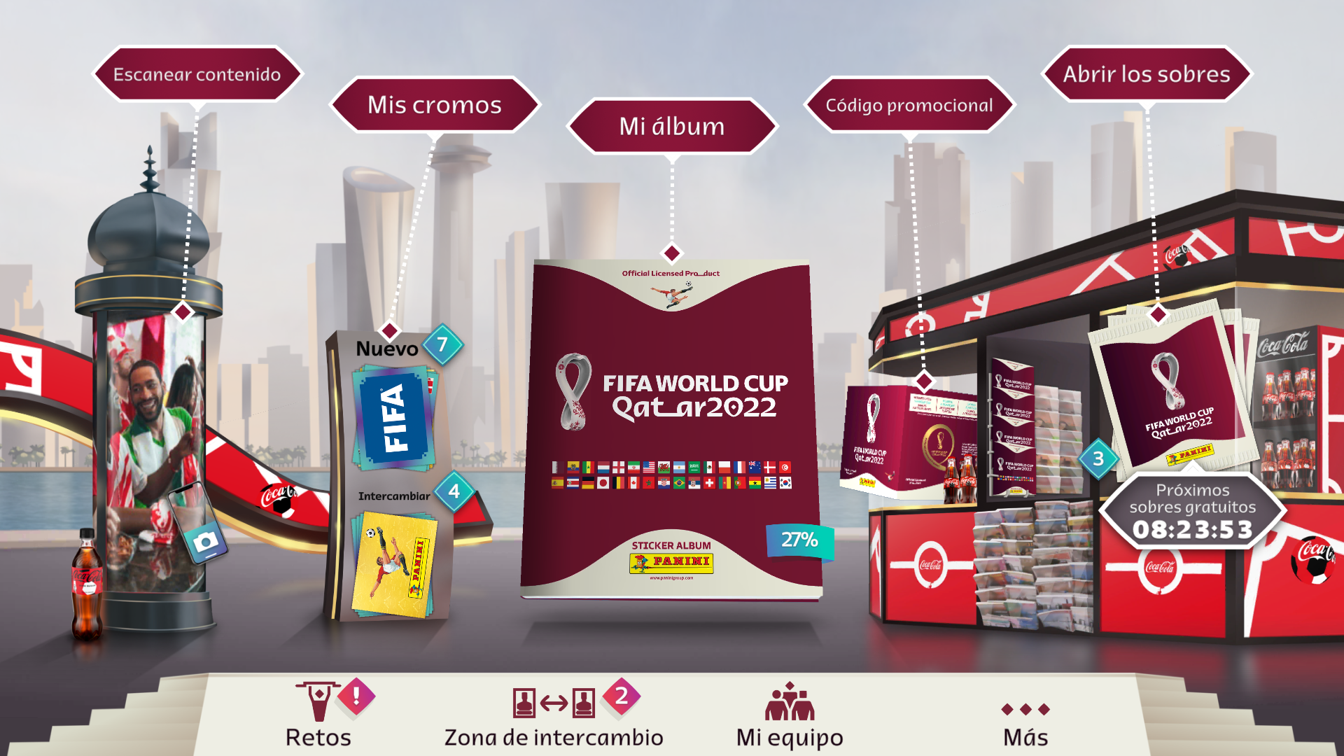 Cómo completar el álbum del Mundial de Qatar 2022 en Panini Sticker Album